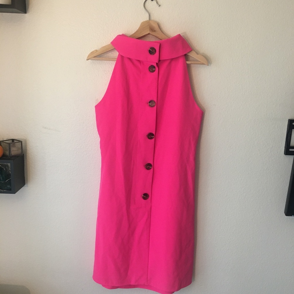 NWOT Sail To Sable Hot Pink Dress - Picture 5 of 6